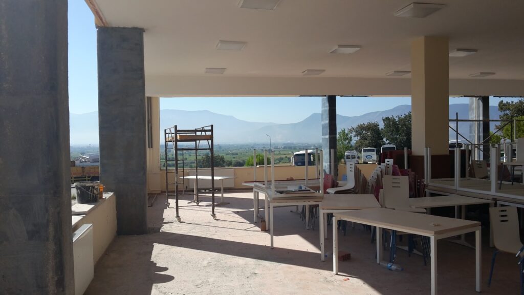 CBÜ YEMEKHANE KARBON FİBER GÜÇLENDİRME